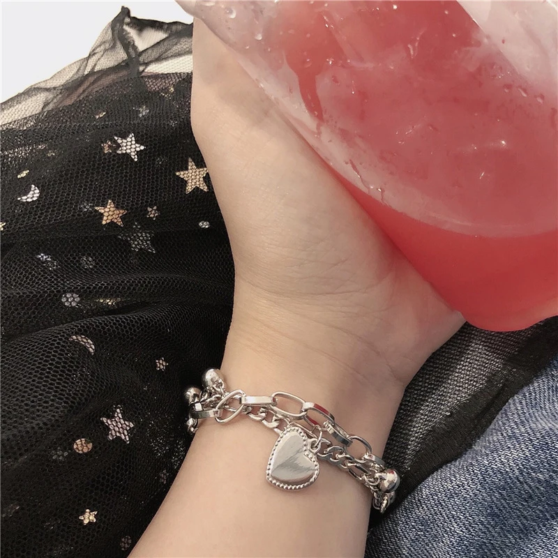 Women's Fashion Trend Multi layered Steel Ball Bean Love Bracelet Travel, Date, Banquet, Party, Festival Dressing Gifts