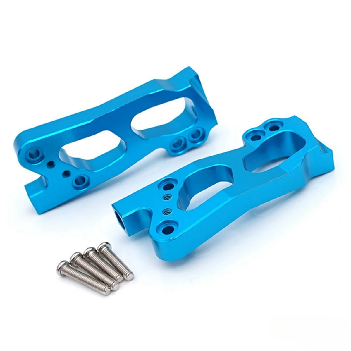 BAAA-For WLtoys 1/12 12428 12423 12427 RC قطع غيار السيارات FY نموذج ترقية الأجزاء المعدنية سوينغ الذراع مقعد RC مجموعة قطع غيار السيارات، أحمر