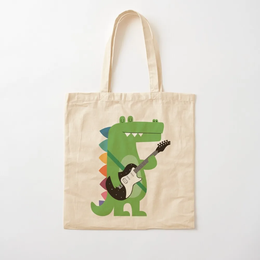 

Croco Rock Tote Bag Fabric bag woman shopping bag Canvas Tote