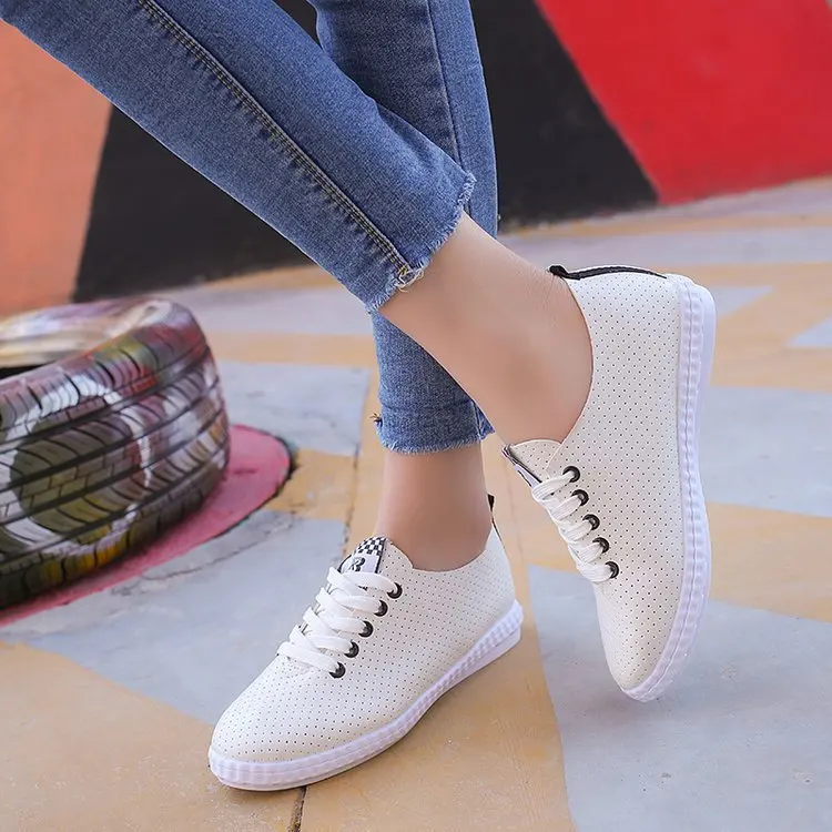 Hot New Fashion Light High Quality Women girls Flats Shoes Slip On Breathable Casual Shoes Shoes Flat Shoesfg87