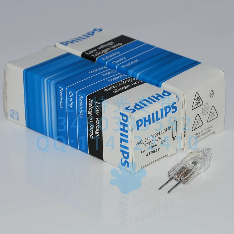 

Philips Inverted Metallographic Microscope Bulb 5761 6v30w Rice Bubble Made in Germany