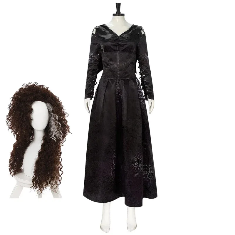 AIAI 2025Bellatrix Cos Lestrange disfraz de fantasía Cosplay mágico película cinturón ropa interior trajes mujeres adultas Halloween Disgui