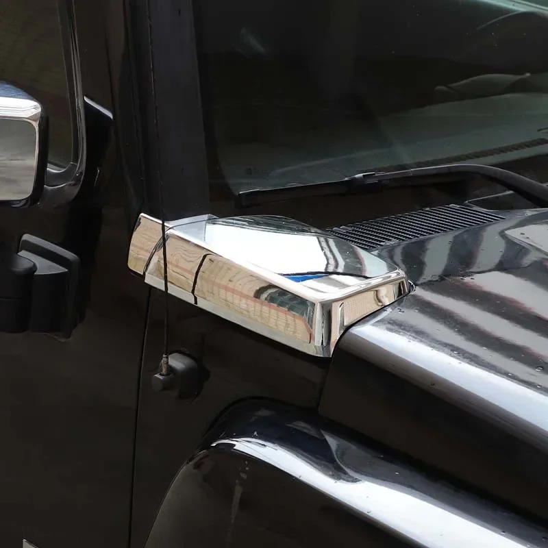 For 2005-2009 Hummer H3 ABS bright silver car styling Front Hood Engine Decorative Cover car exterior protection accessories