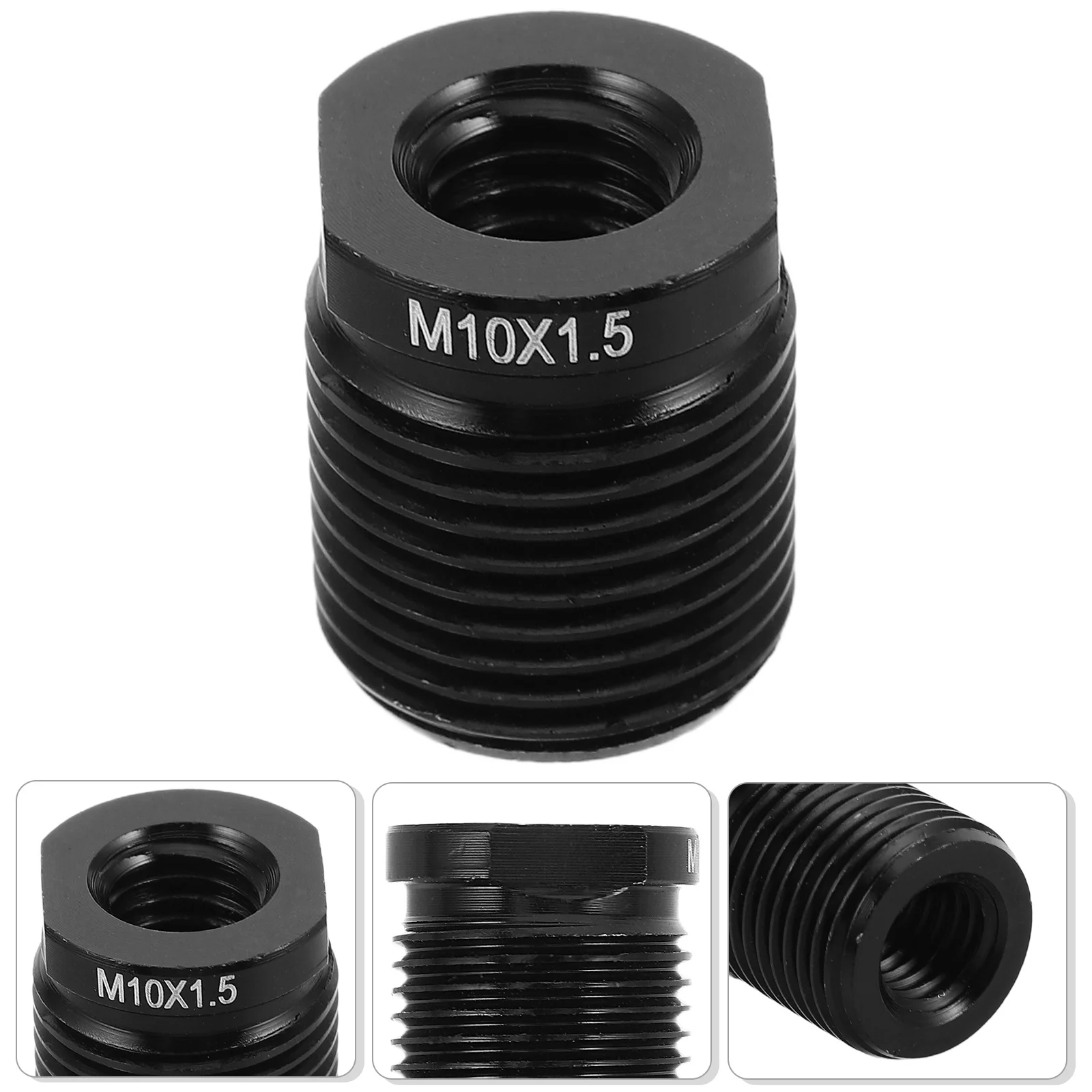 

Car Gear Shifter Adapter M10 Threaded Aluminum Universal Spline Shift Knob Converter For Automatic Manual Vehicle Truck Black