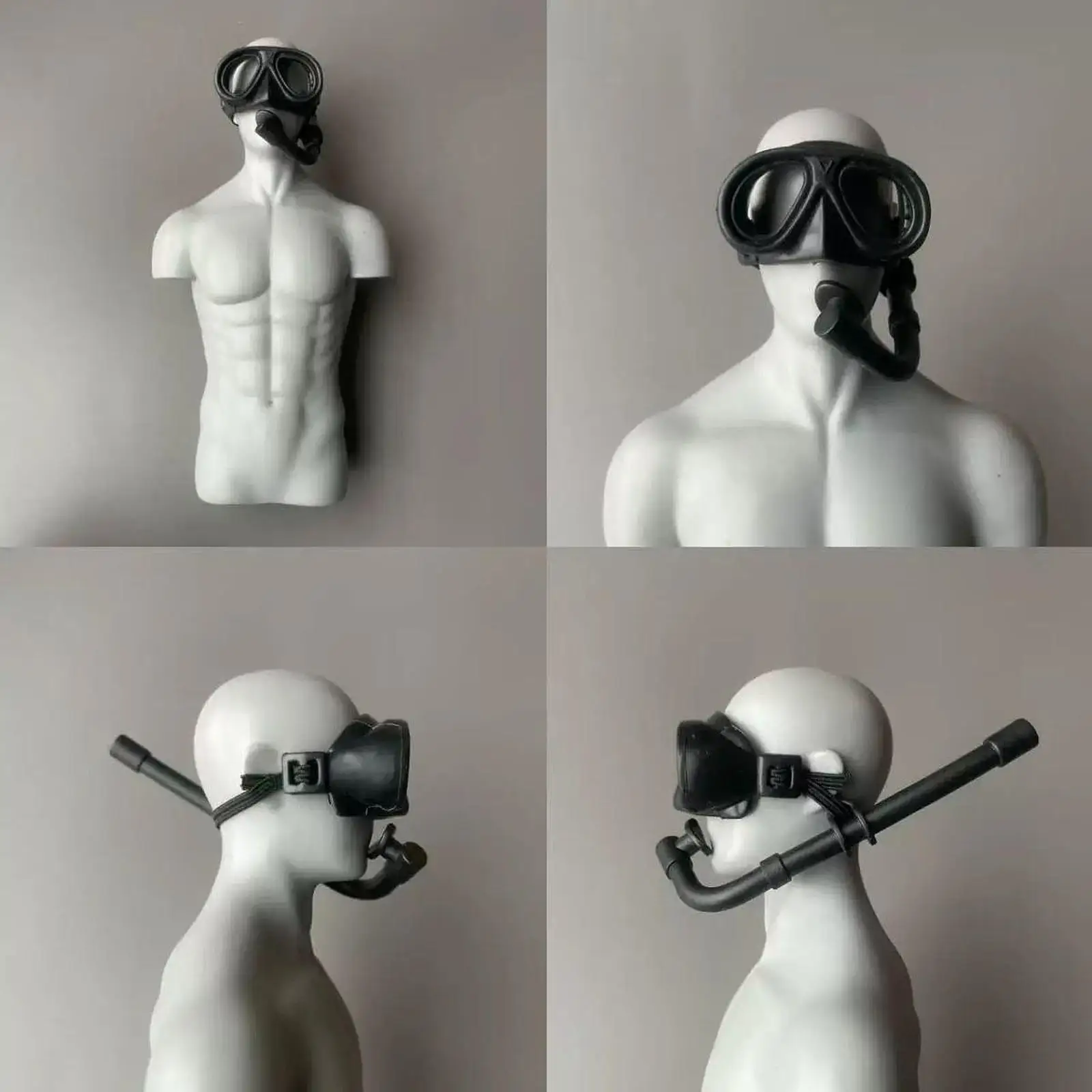 1/6 Action Figures Accessories Mini Model Toy Doll Decor Protective Goggles Frames