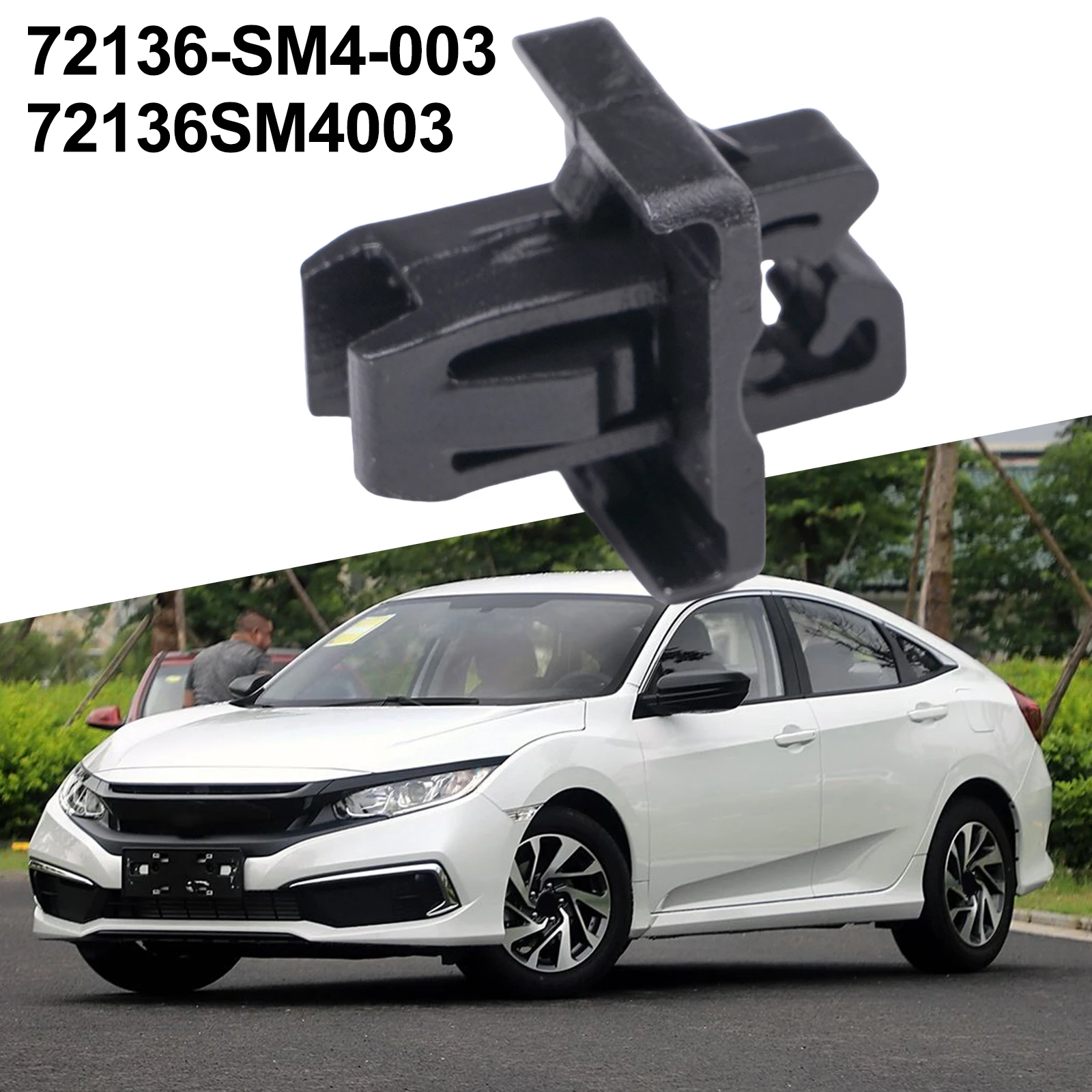 Auto Plastic Handle Holder 4MM Rod Control Rod Single Piece Easy Installation High Universality Fitment OE Part