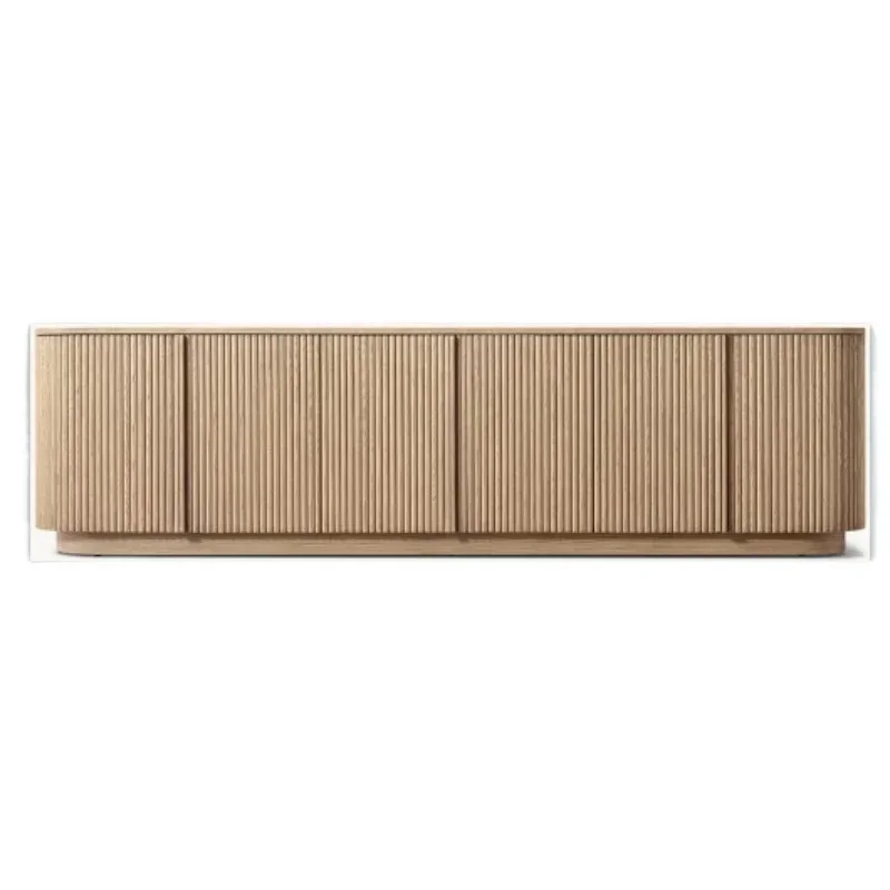 American solid wood TV high-end luxury storage cabinet display cabinet design practical