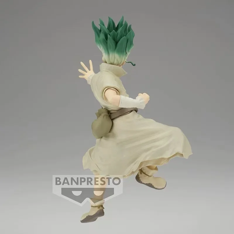 In Stock Bandai Original BANPRESTO FIGURE of STONE WORLD Ishigami Senku Anime Action Figures Model Toys desktop Ornament Gifts