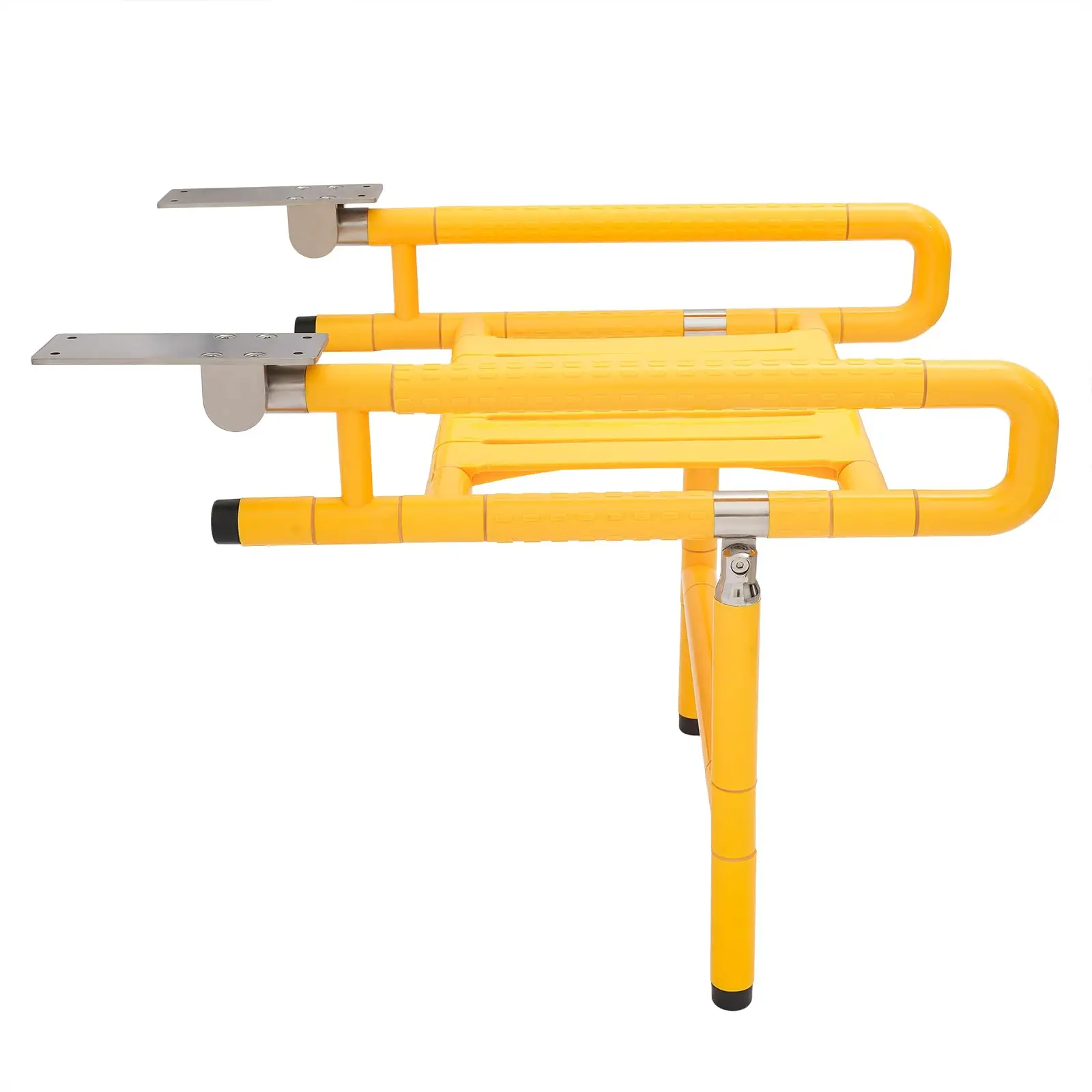 مقعد استحمام مثبت على الحائط 440.92 رطل كرسي استحمام آمن للاستحمام قابل للطي 90 °     كرسي استحمام قابل للطي لكبار السن والبالغين والخفاش