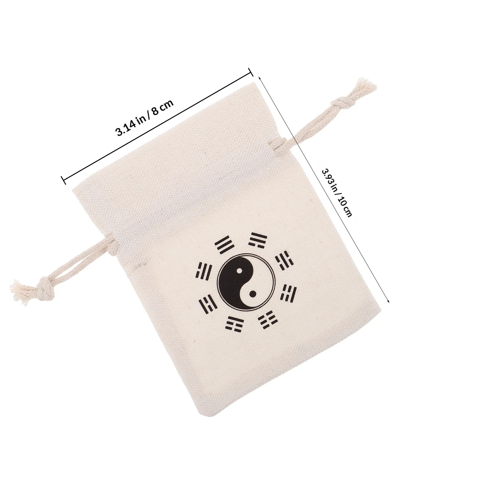 10Pcs Jump Rope Storage Bag Linen Drawstring Pouch Durable Organizer for Fitness Accessories Travel Small Items