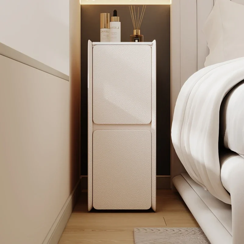 Bedside Cabinets Bedroom Storage Cabinet Created Room Change Bed Table Cabinets Storage White Beds Mesitas De Noche Furniture image 2