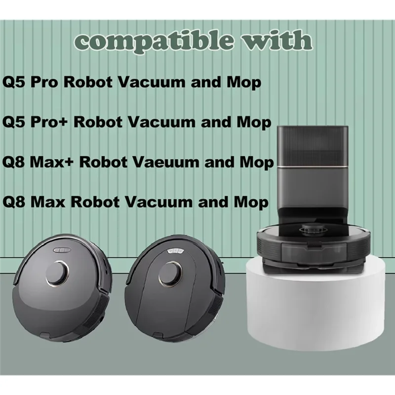 

T83C-Для Roborock Q8 Max Q8 Max+ Q5 Pro Q5 Pro+ Запасные части Боковая основная щетка Hepa-фильтр