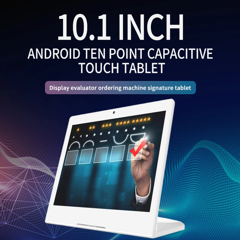 excellent 10.1 Inch L-Shaped RK3288 POS Android Tablet PC POE New Display Advertising Player Machine Excellent Customer Feedback