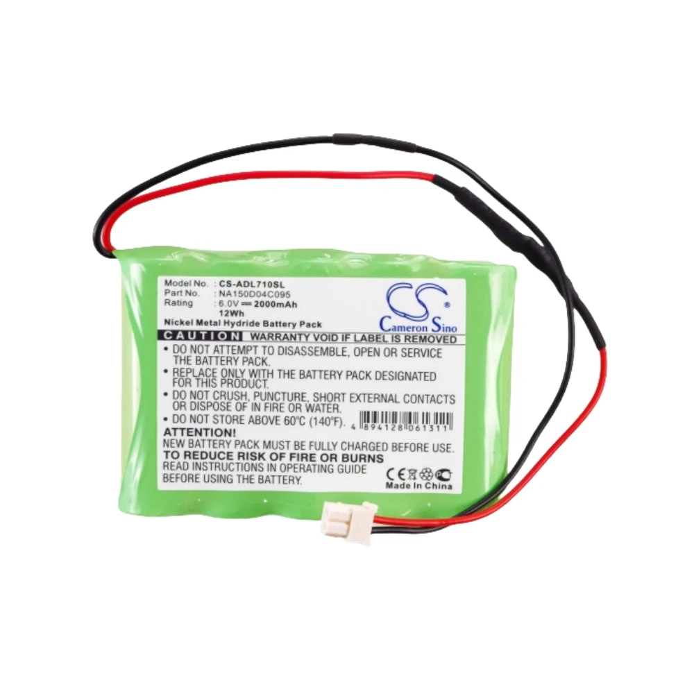 

Ni-MH Equipment, Survey, Test Battery for Snap,6.0v,2000mAh,On/Sun LS2000,UEI ADL7100,NA150D04C095