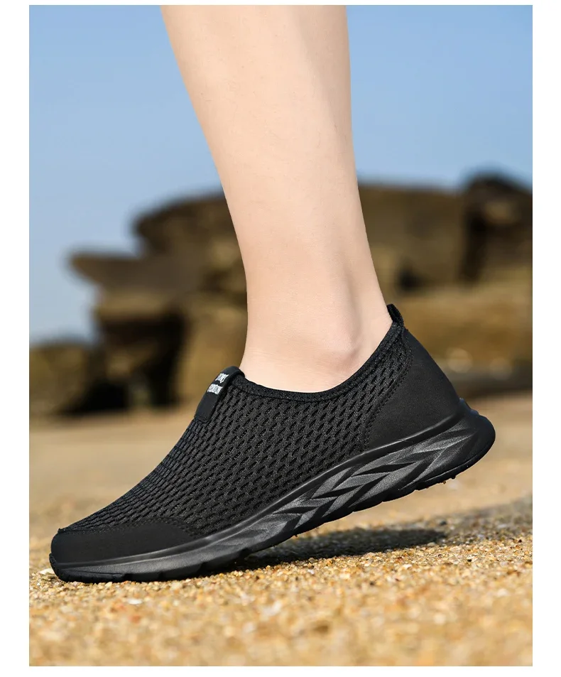 2025 neue Schuhe Männer Müßiggänger Licht Wandern Atmungsaktive Sommer Bequeme Casual Schuhe Männer Turnschuhe Zapatillas Hombre Plus – Detail 6