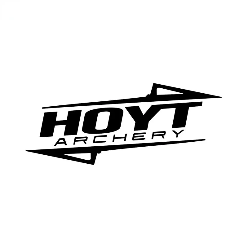New Design Hoyt Archery Car Stickers Personalized Fashion Decals Creative Funny Original Sunscreen Surfboard Stickers, 15cm