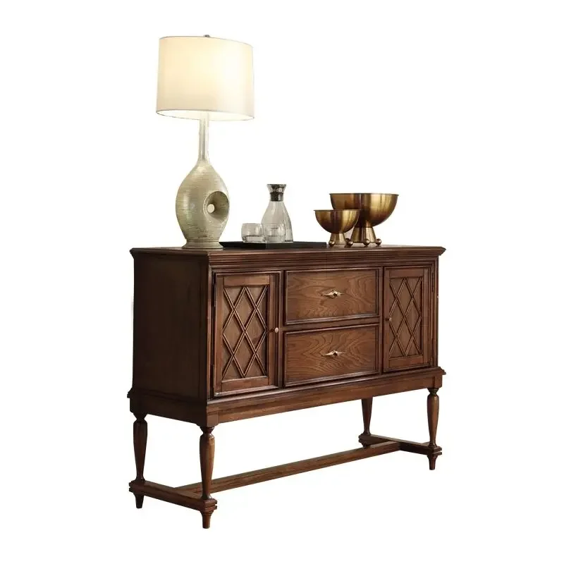 

Solid Wood Sideboard Hallway Entrance Cabinet Simple Storage Cabinet Restaurant Equipment Sideboard Cupboard