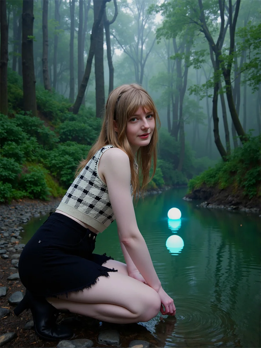 شورت نسائي عالي الخصر بحاشية خام وإبزيم قطة مريحة وأنيقة ومتعرجة وجذابة وطيات إبداعية للعطلات