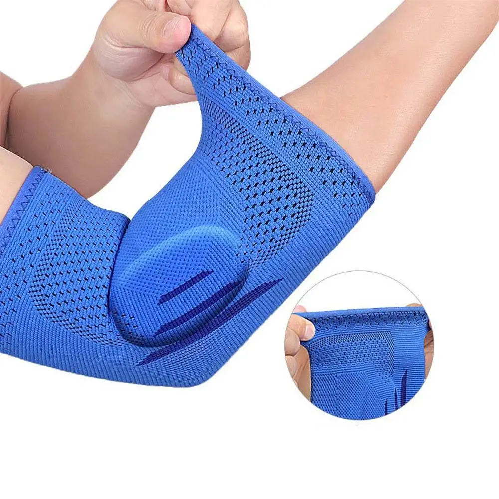 Women Mountaineer Outdoor Marathon Sport Gym Elbow Protector Arm Sleeve Guard Elbow Silicone Support Sports Wristband Pad