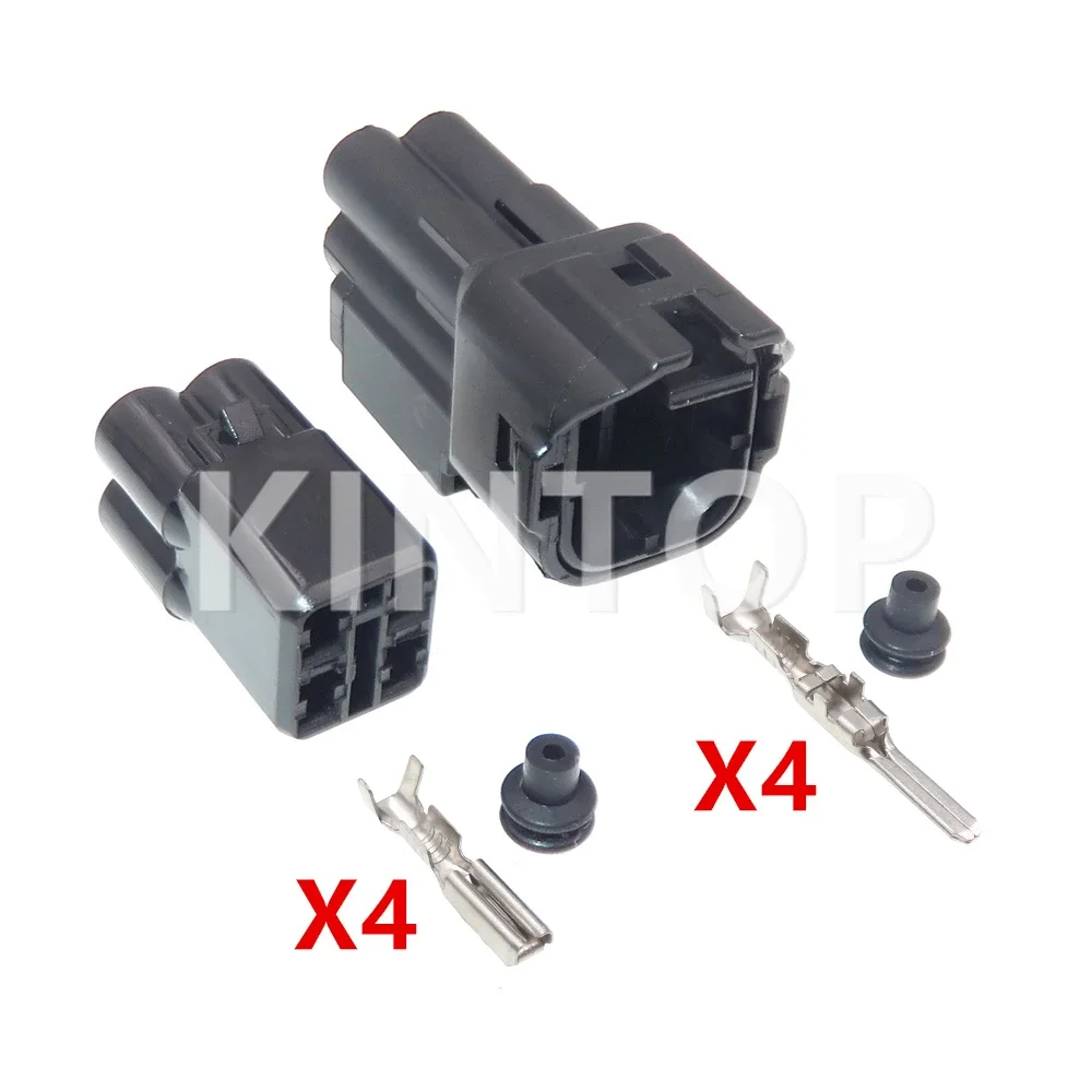 1 Set 4 Pins 6187-4442 AC Assembly Car Wiring Socket 6180-4182 Auto Waterproof Male Female Connector with Wires - Detail 1