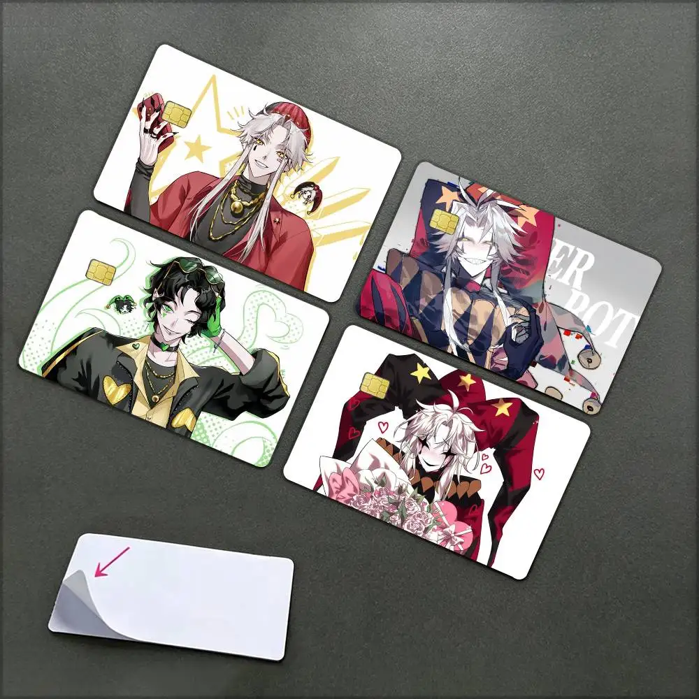 F-Freak Pierrot C-Circus Anime   Waterproof Film Skin Cover Credit Card Stickers Debit Front Bank Bus Pass