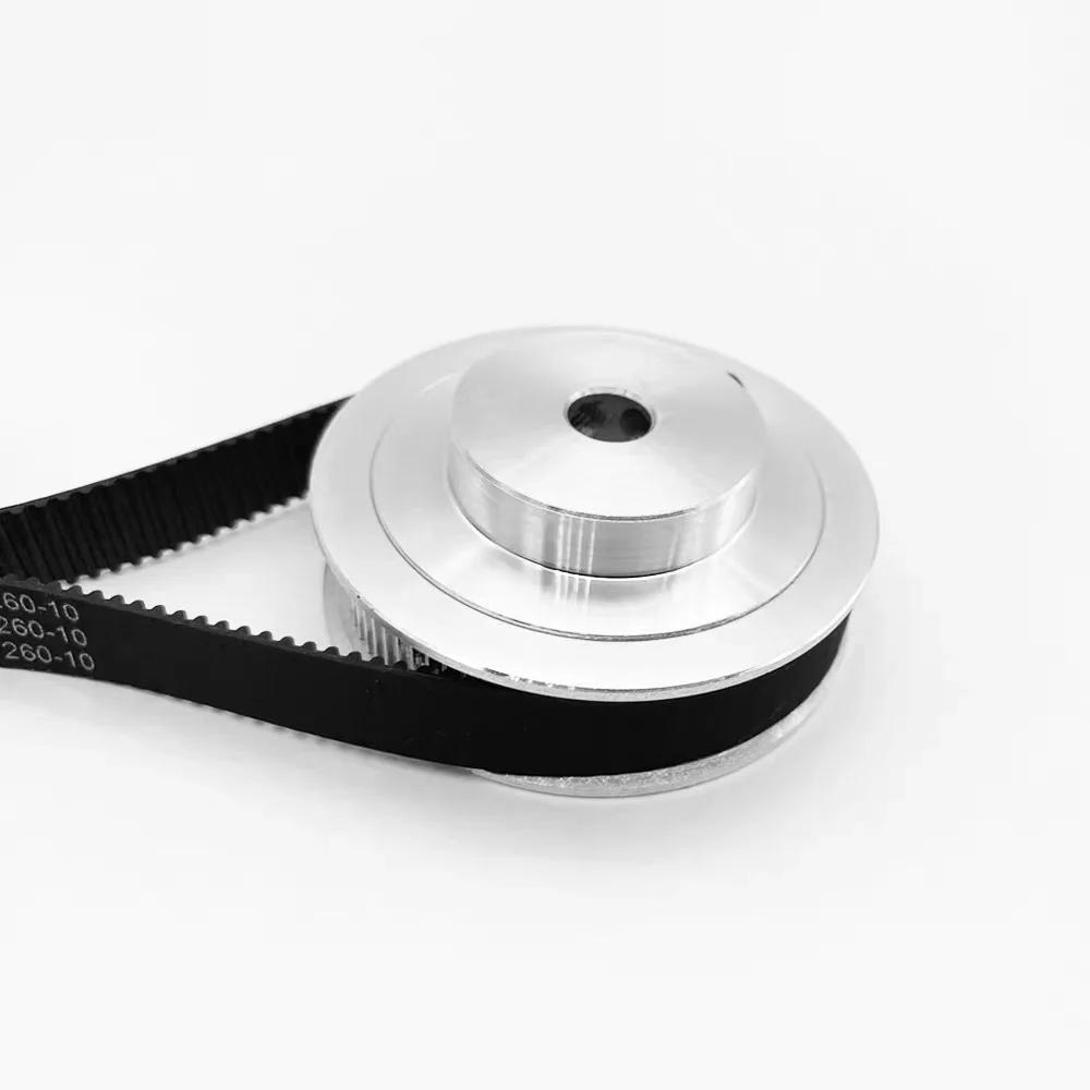 2GT synchronous belt pulley 2M20 teeth/80 teeth inner hole 3-16mm 1:4 belt width 10mm standard tension