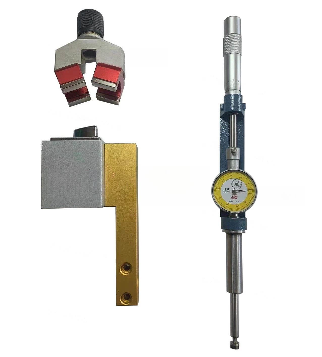 Accuracy Micrometer and Magnetic Base Dial Indicator Combination Kit for Workshop Using