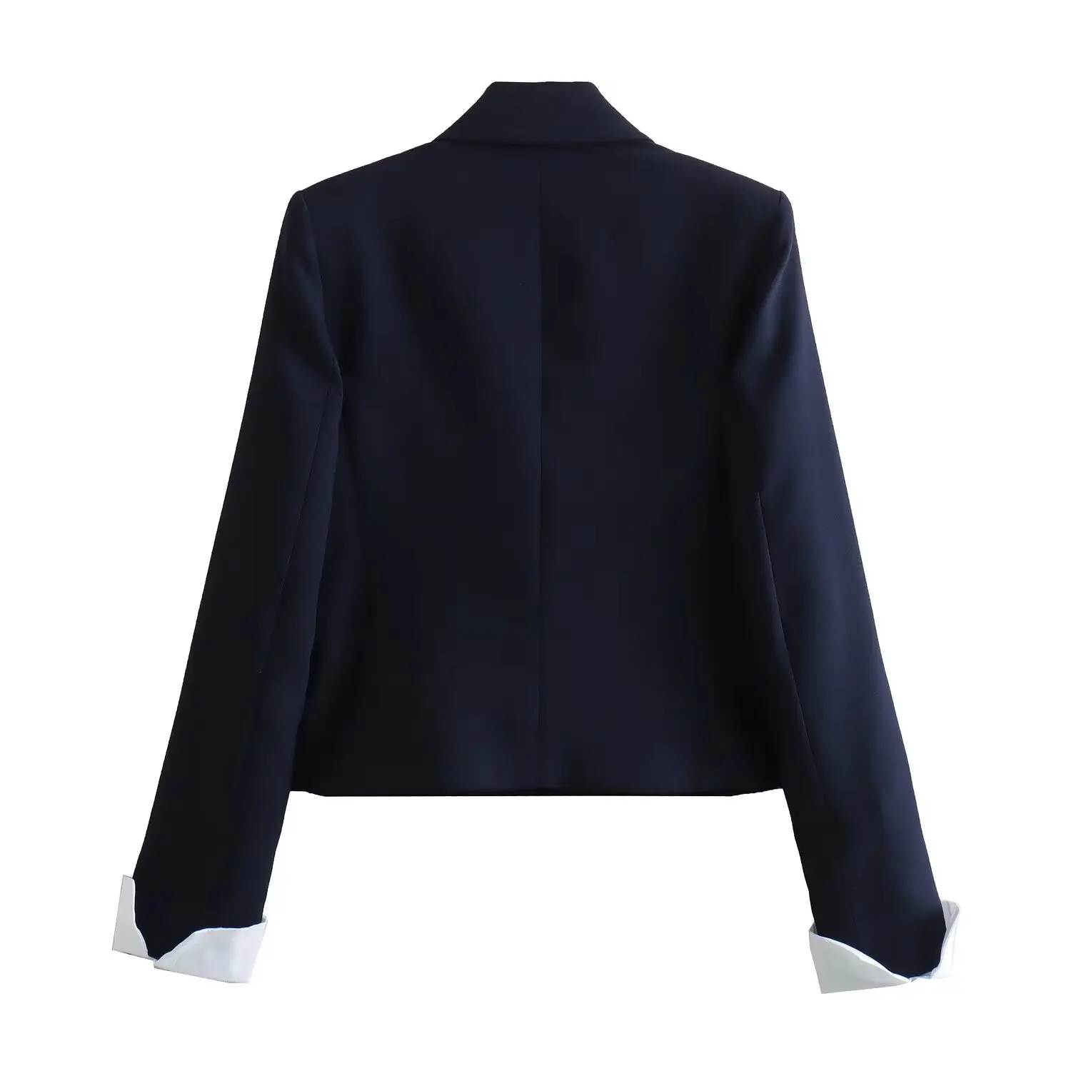 Rindu TRAF 2024 Women's Patchwork Cuff Blazer New in Outerwears Traff Official Store Woman 2023 Blazers Outerwear Coats Deals