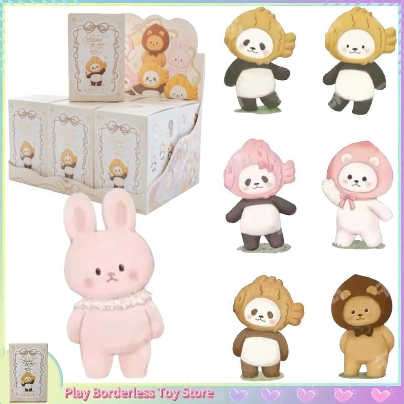 

Подлинная серия Panpan Stand By Me, слепая коробка, милый виниловый плюшевый брелок в виде рюкзака, подвеска, фигурка куклы, игрушки-сюрпризы, подарки на день рождения