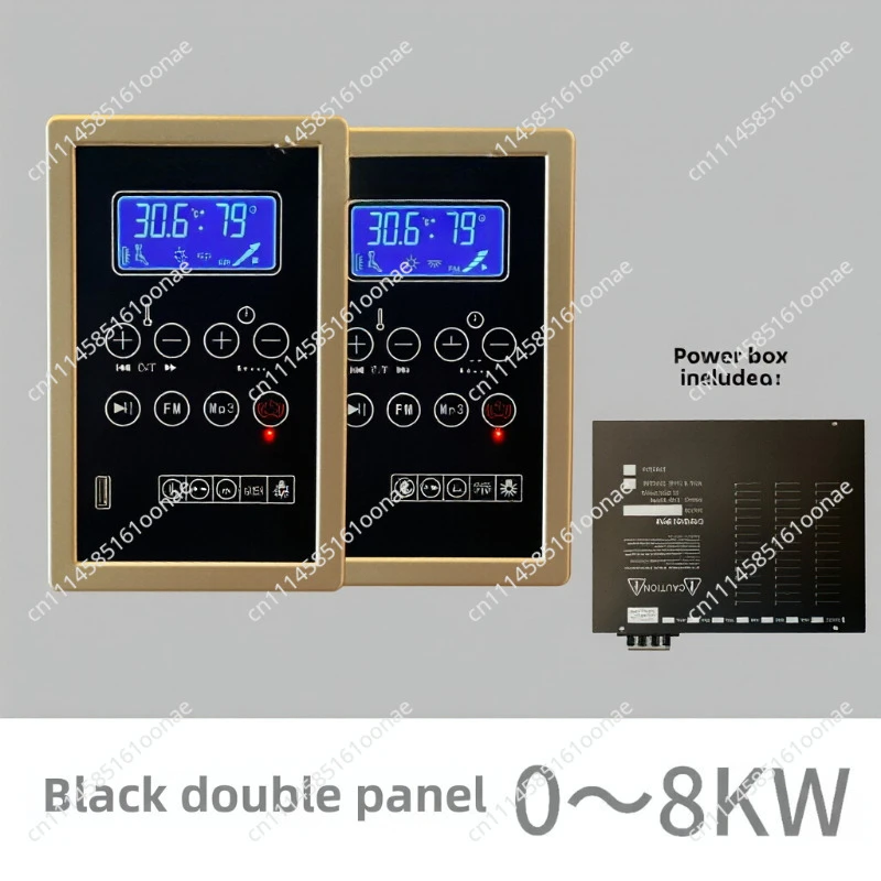 LCD screen sauna room thermostat sweat room health energy cabin controller high power 110~ 220V plug-in type