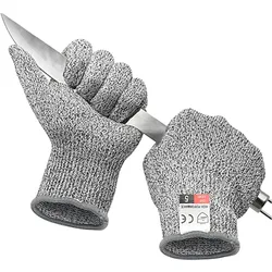 Level 5 Anti Cutting Gloves, Food Grade Kitchen Anti Scratch, Garden Woodworking Carving, Flying Kites, Catching Fish