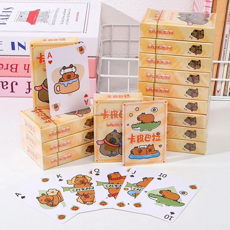 

Capibara playing cards high value ins cartoon peripheral collection creative original poker board game cards