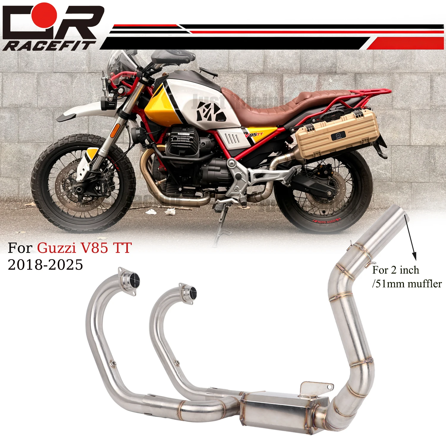 

Выхлопная труба (передний соединительный патрубок) для мотоцикла MOTO GUZZI V85TT V 85TT 2018-2025