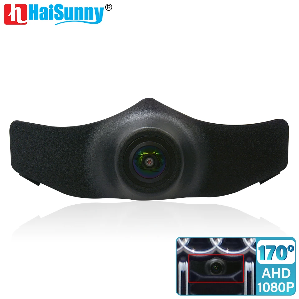 

HaiSunny AHD 1080P Front View Camera For Audi Q2L 2022 Night Vision HD CCD Fisheye Lens Vehicle Grille Logo Positive Camera