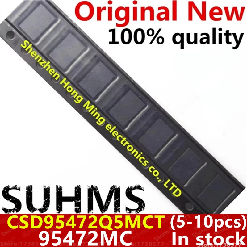 (5–10 Stück) 100 % neuer CSD95472Q5MCT CSD95472MC 95472MC QFN-12-Chipsatz