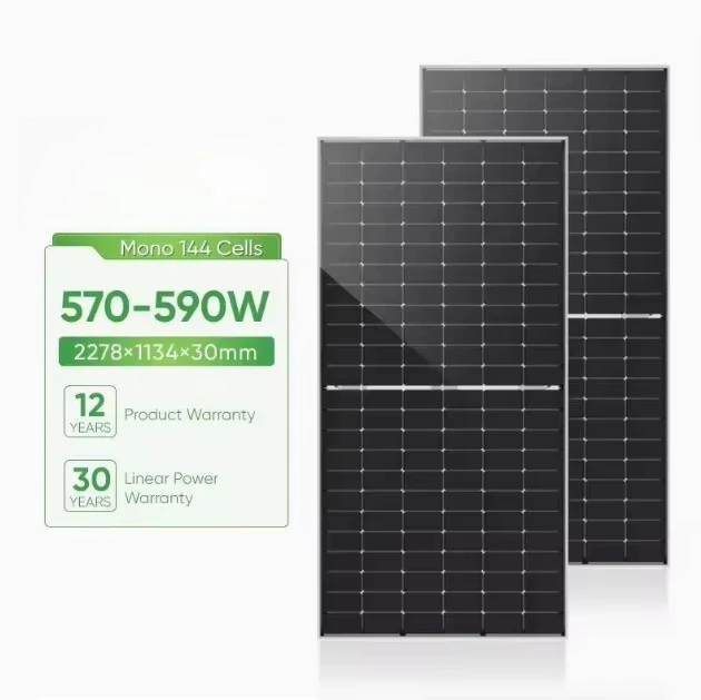 For Tiger Neo 590W N-Type Bifacial Half Cell Solar Panels | US Warehouse