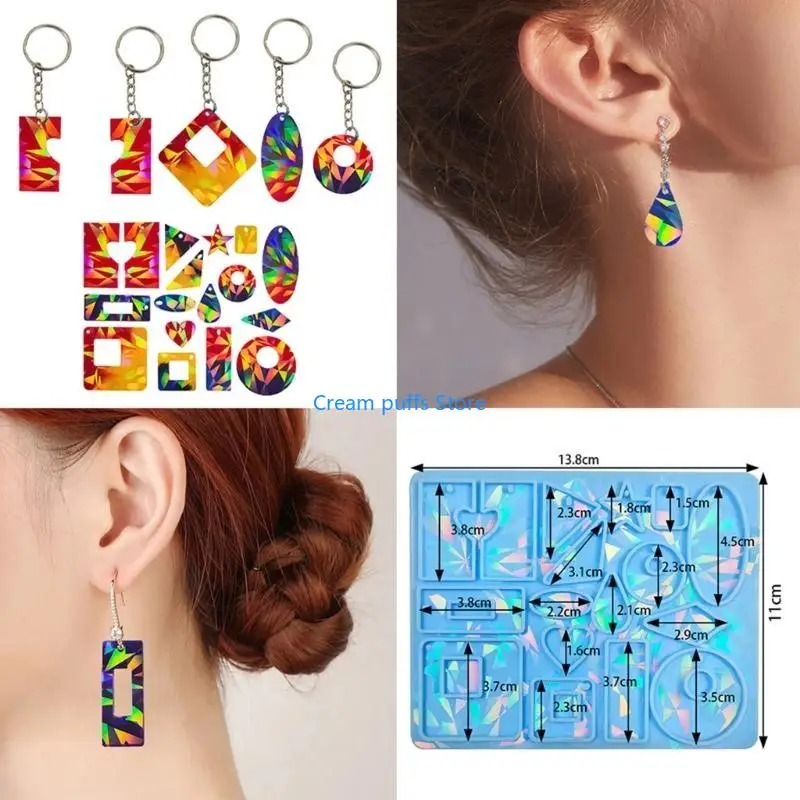 50LE Jewelry Casting Mold Irregular Geometric Silicone Mold Resin Mold