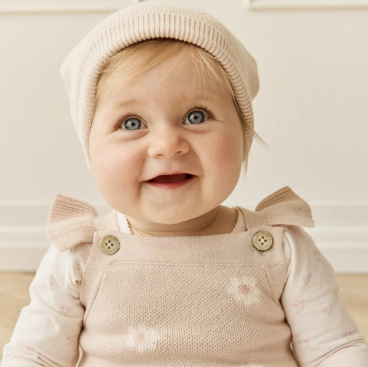 2026 Autumn New Baby Sleeveless Knit Romper + Hat Infant Girl Flower Print Sweater Jumpsuit Newborn Cotton Knitted Overalls