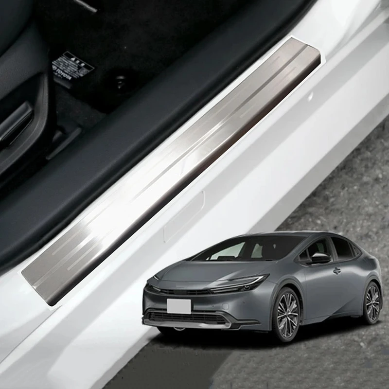 

Для TOYOTA PRIUS 2023 60 серии, накладка на порог автомобиля, накладка на порог, педаль, внешний порог Prius 60, автомобильные аксессуары