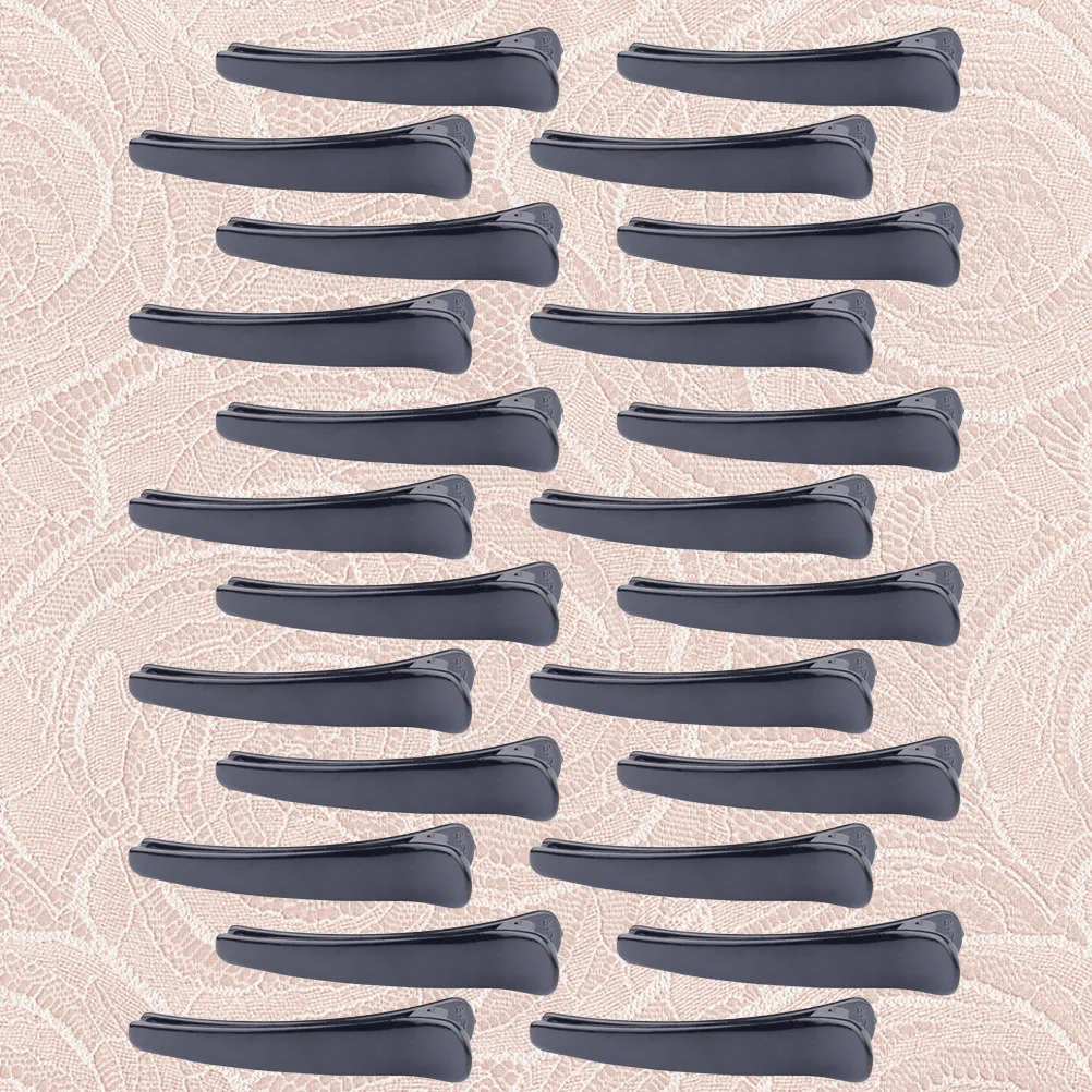 

50Pcs Large Duckbill Hair Clip High Grade Plastic Fashion Leopard Design Strong Grip Hairpin for Women Makeup Hairpins Lady