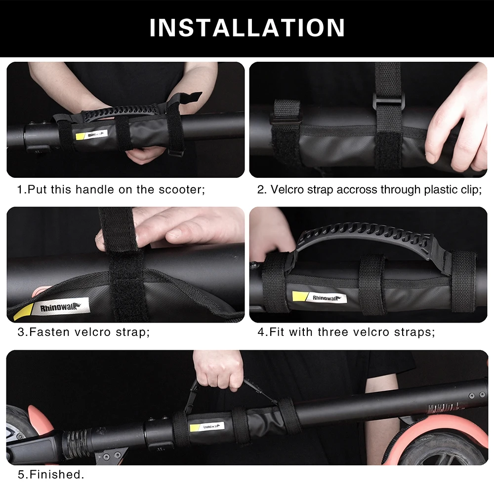 Rhinowalk Scooter Carrying Handle For Xiaomi Electric Skateboard Hand Carrying Handle Strap Belt Webbing Hook Bike Accessories