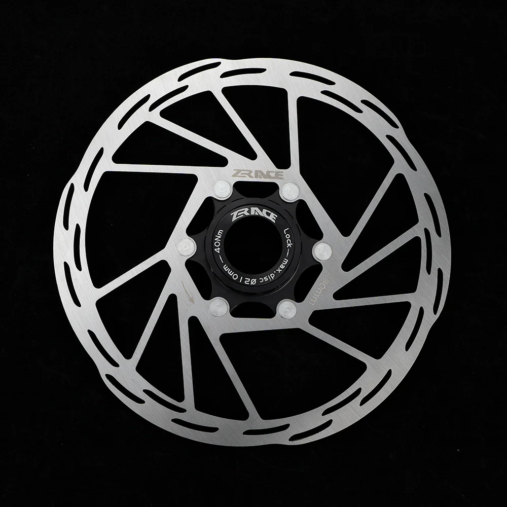 ZRACE Center Lock Bremsscheibe mit Starker Wärmeableitung, Schwimmende Bremsscheibe 140mm 160mm 180mm für MTB / Rennrad-Scheibenbremsen – Detail 7