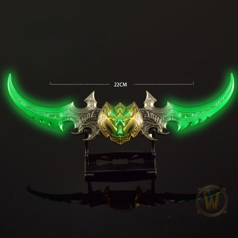 22Cm Nieuwe World Of Warcraft Game Figuur Perifere Metalen Vakmanschap Model Props Desktop Versieren Ornamenten Verjaardagscadeautjes Speelgoed