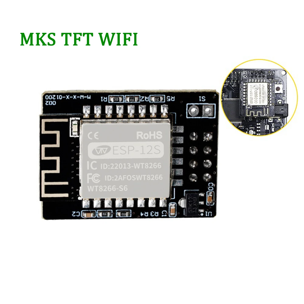 MKS TFT WIFI Modul Ponsel Pintar Aplikasi WI-FI Controller 3D Printer Nirkabel Router ESP8266 Modul Kontrol untuk MKS TFT32 Layar Sentuh