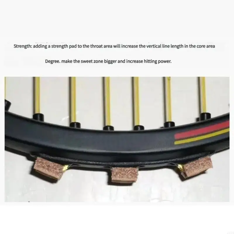 Professional Grade Leather Vibration Dampeners for Enhances Ball Control And String Durability 