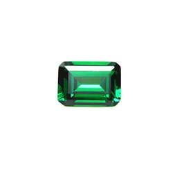 Emerald Rectangle Faceted Gemstone Emerald Cut Emerald Gem Multiple Sizes to Choose