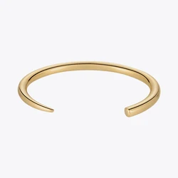 ENFASHION Pulseras Tapered Open Bracelets For Women Gold Color Delicate Bangle Fashion Jewelry Graduation Dropshipping B222328