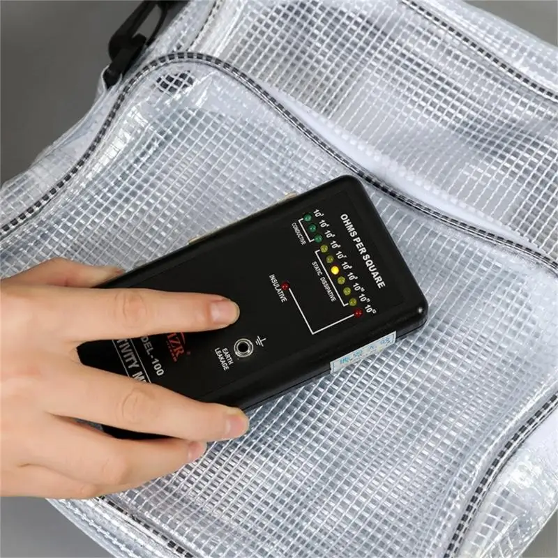 

X90D Tool Bag Transparent Static Resistant Cleanroom Engineer Bag PVCCrossbody Bags