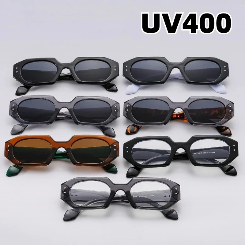 

New Fashion Polygonal Sunglasses Unisex Outdoor Sports Travel Wide-Leg UV Protection Eyewear Classic Driving Shades UV400