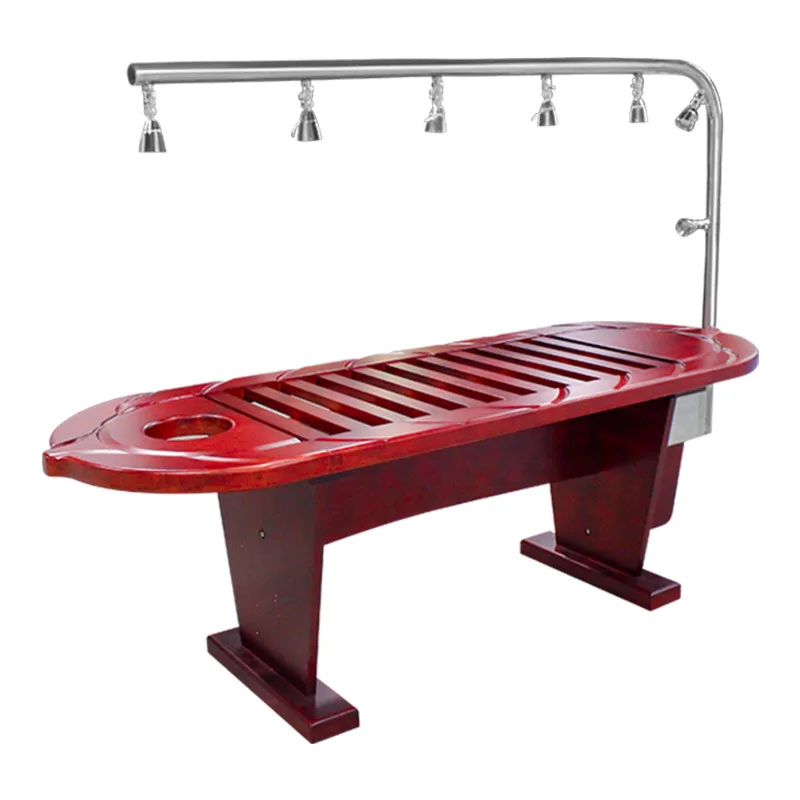 

Wooden Weiqi bath SPA bath, high-grade salt bath rubbing bed, hydrotherapy massage impact bed